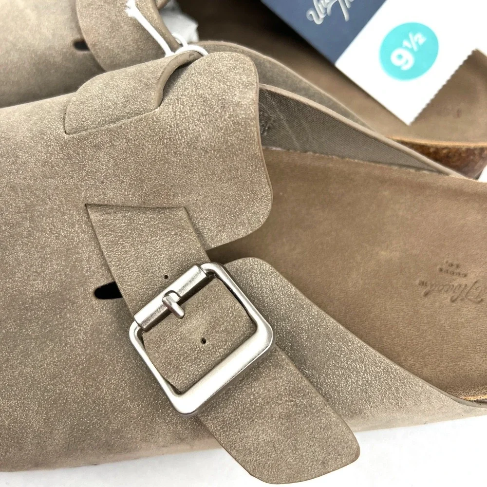 NEW Universal Thread Betsy mule clog boho shoe taupe granola classic retro 9.5